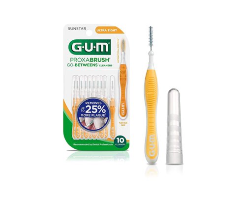 GUM Proxabrush Go-Betweens Interdental Brushes, Ultra Tight
