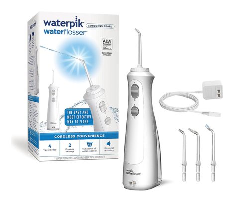 Waterpik Cordless Pearl Rechargeable Portable Water Flosser